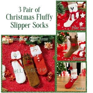 Christmas Socks Set of 3